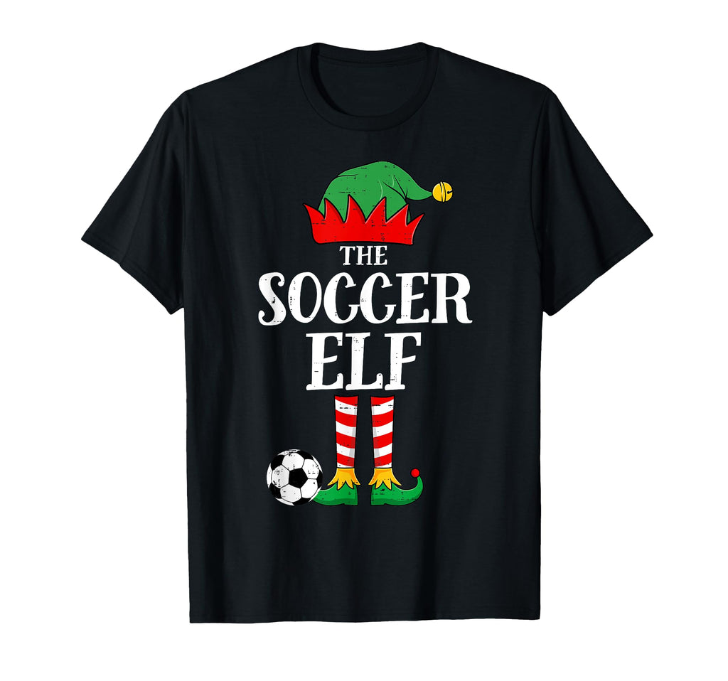 Soccer Elf Matching Family Soccer Elf T-Shirt - Unique Graphic for Adults - T-Shirt, Sweatshirt, Hoodie