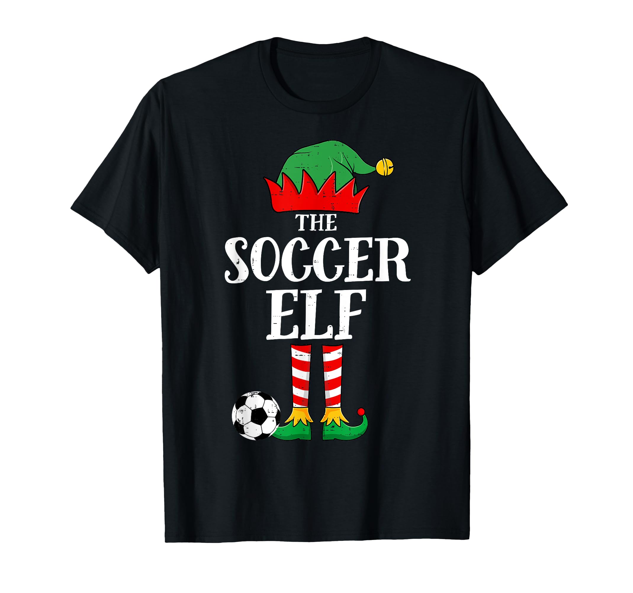 Soccer Elf Matching Family Soccer Elf T-Shirt - Unique Graphic for Adults - T-Shirt, Sweatshirt, Hoodie