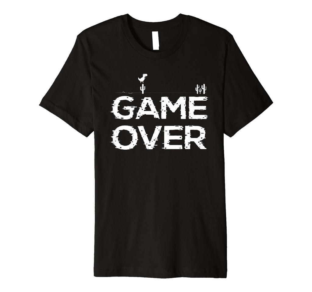 Game Over Video Games Arcade Gaming T-Shirt - Fun Novelty Design Unisex - T-Shirt, Sweatshirt, Hoodie