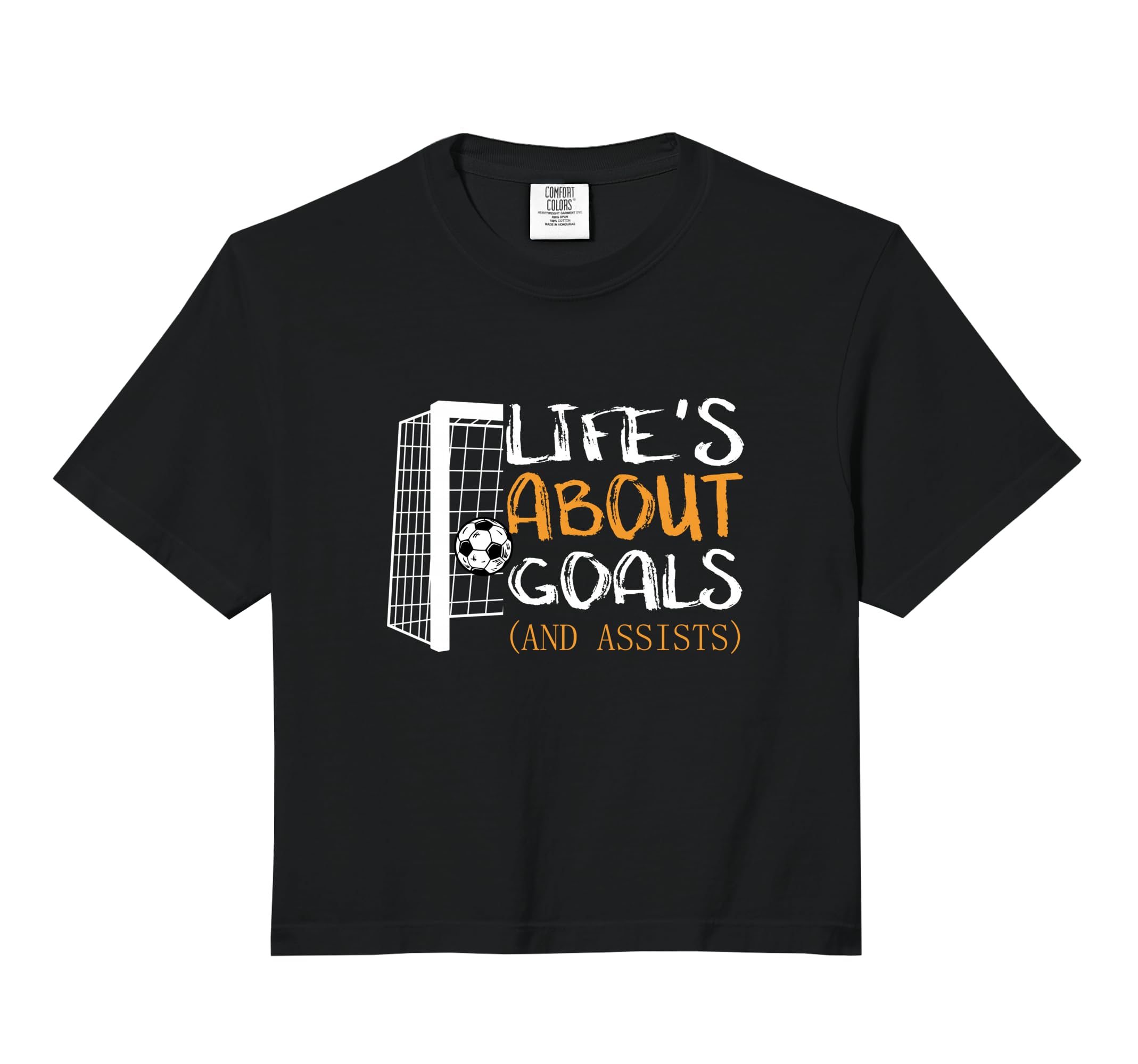 Lifes About Goals And Assists Funny Sweatshirt - Graphic Print Unisex - T-Shirt, Sweatshirt, Hoodie