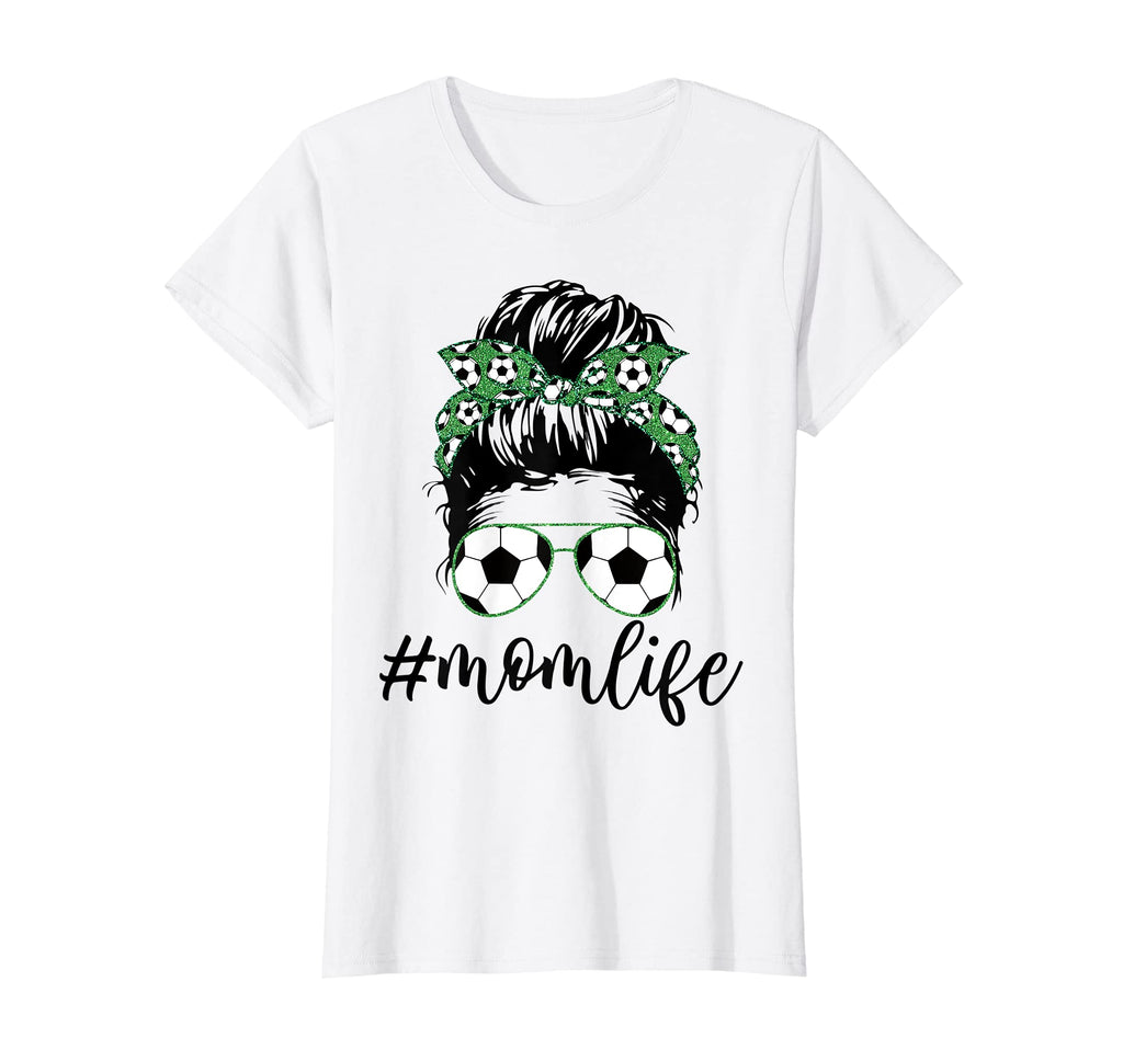 Womens Mom Life Soccer Lover Mothers T-Shirt - Aesthetic Graphic Men Women - T-Shirt, Sweatshirt, Hoodie