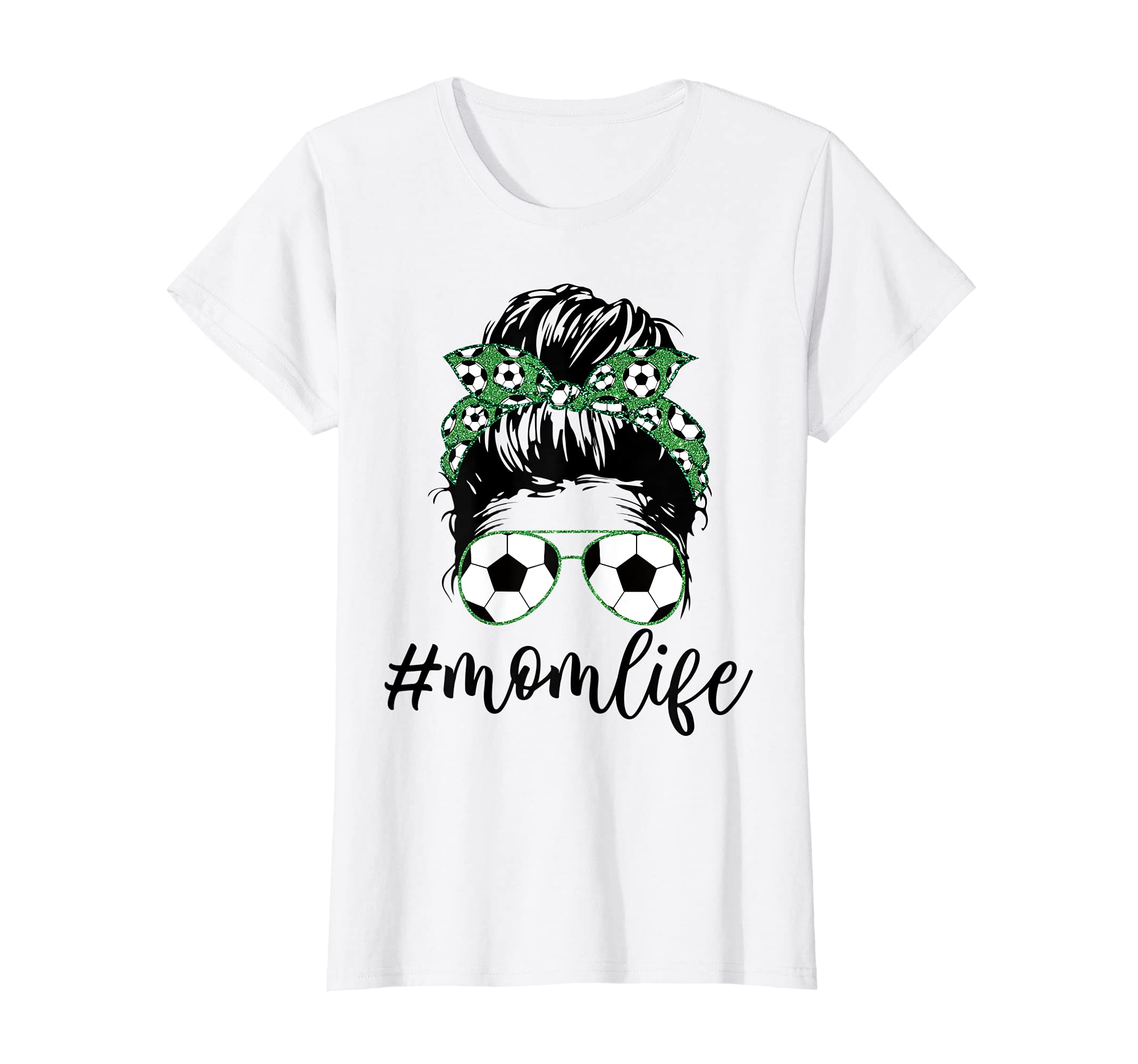 Womens Mom Life Soccer Lover Mothers T-Shirt - Aesthetic Graphic Men Women - T-Shirt, Sweatshirt, Hoodie