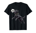 Funny Black Labrador Soccer Player T-Shirt - Aesthetic Graphic Men Women - T-Shirt, Sweatshirt, Hoodie