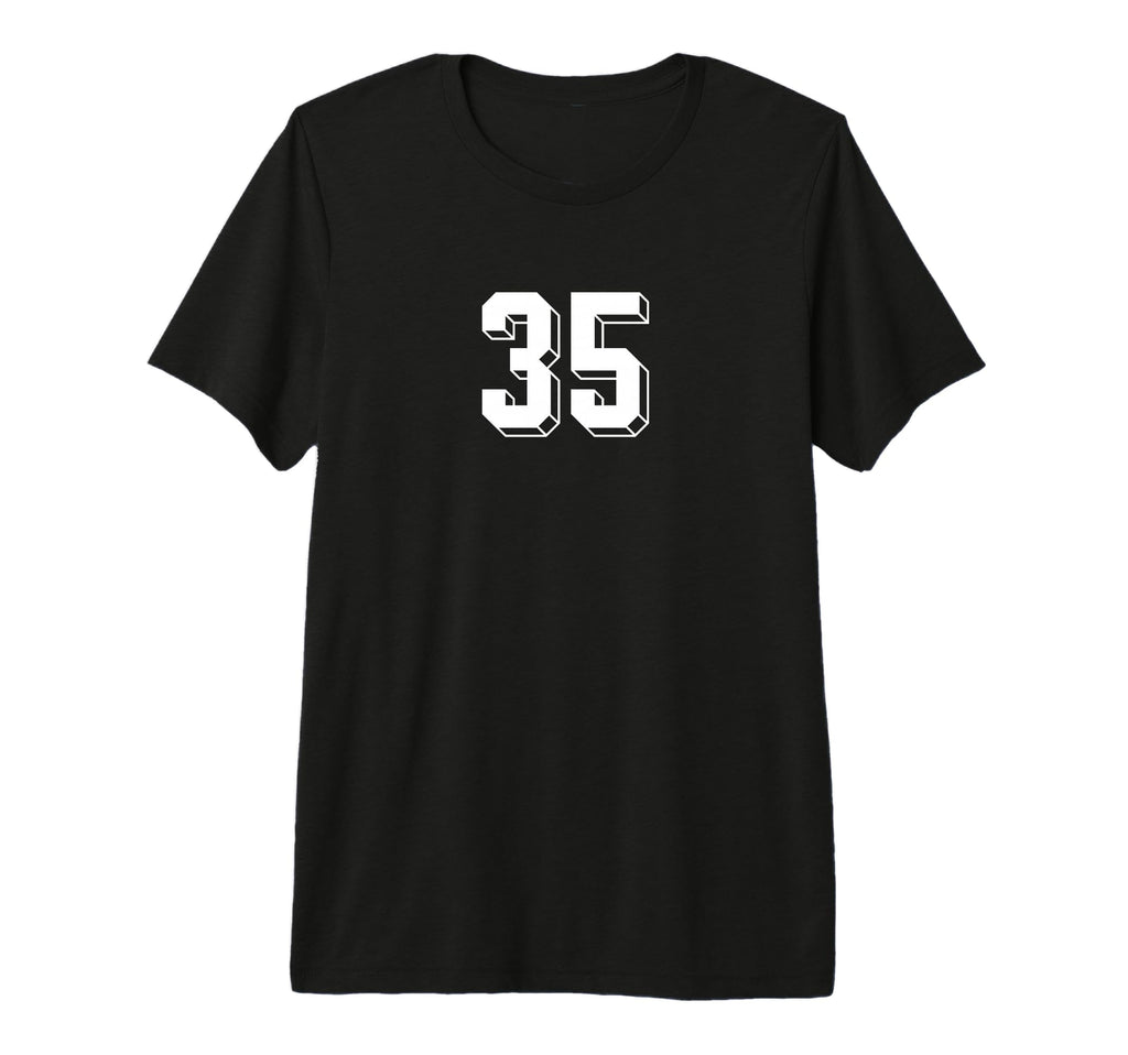 Number 35 80S 90S Soccer Team Jersey T-Shirt - Streetwear Style for Adults - T-Shirt, Sweatshirt, Hoodie