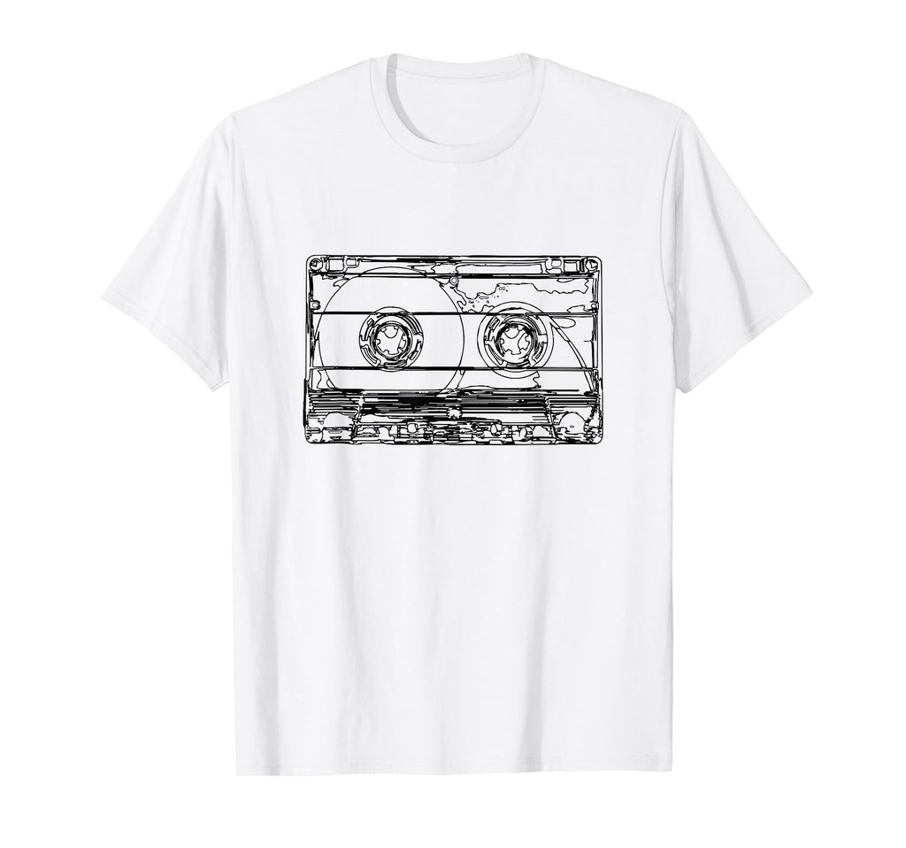 Old School Hip Hop Music Mixtape Cassette T-Shirt - Novelty Apparel Unisex - T-Shirt, Sweatshirt, Hoodie