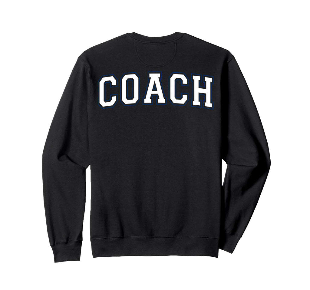 Coach Sports Trainer Varsity White Sweatshirt - Aesthetic Graphic Unisex - T-Shirt, Sweatshirt, Hoodie