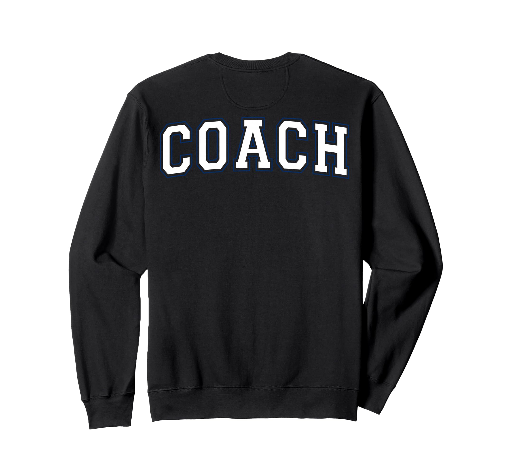 Coach Sports Trainer Varsity White Sweatshirt - Aesthetic Graphic Unisex - T-Shirt, Sweatshirt, Hoodie