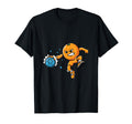 Orange Handball Soccer Attack Cartoon T-Shirt - Trendy Graphic for Adults - T-Shirt, Sweatshirt, Hoodie