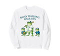 Busy Raising Baller Baseball Sweatshirt - Casual Everyday Wear for Adults - T-Shirt, Sweatshirt, Hoodie