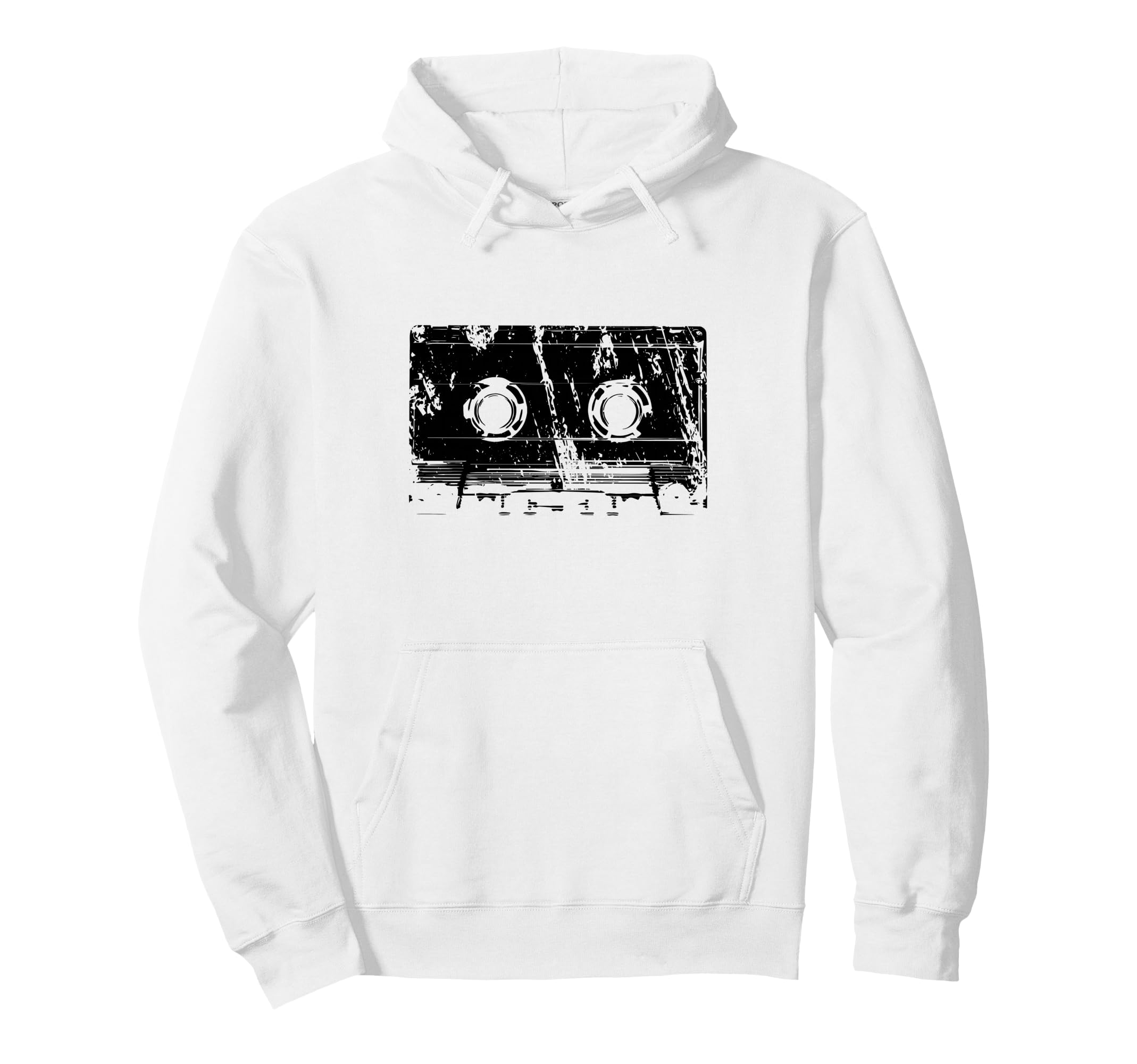 Cassette Audio Tape Hoodie - Trendy Graphic Unisex - T-Shirt, Sweatshirt, Hoodie