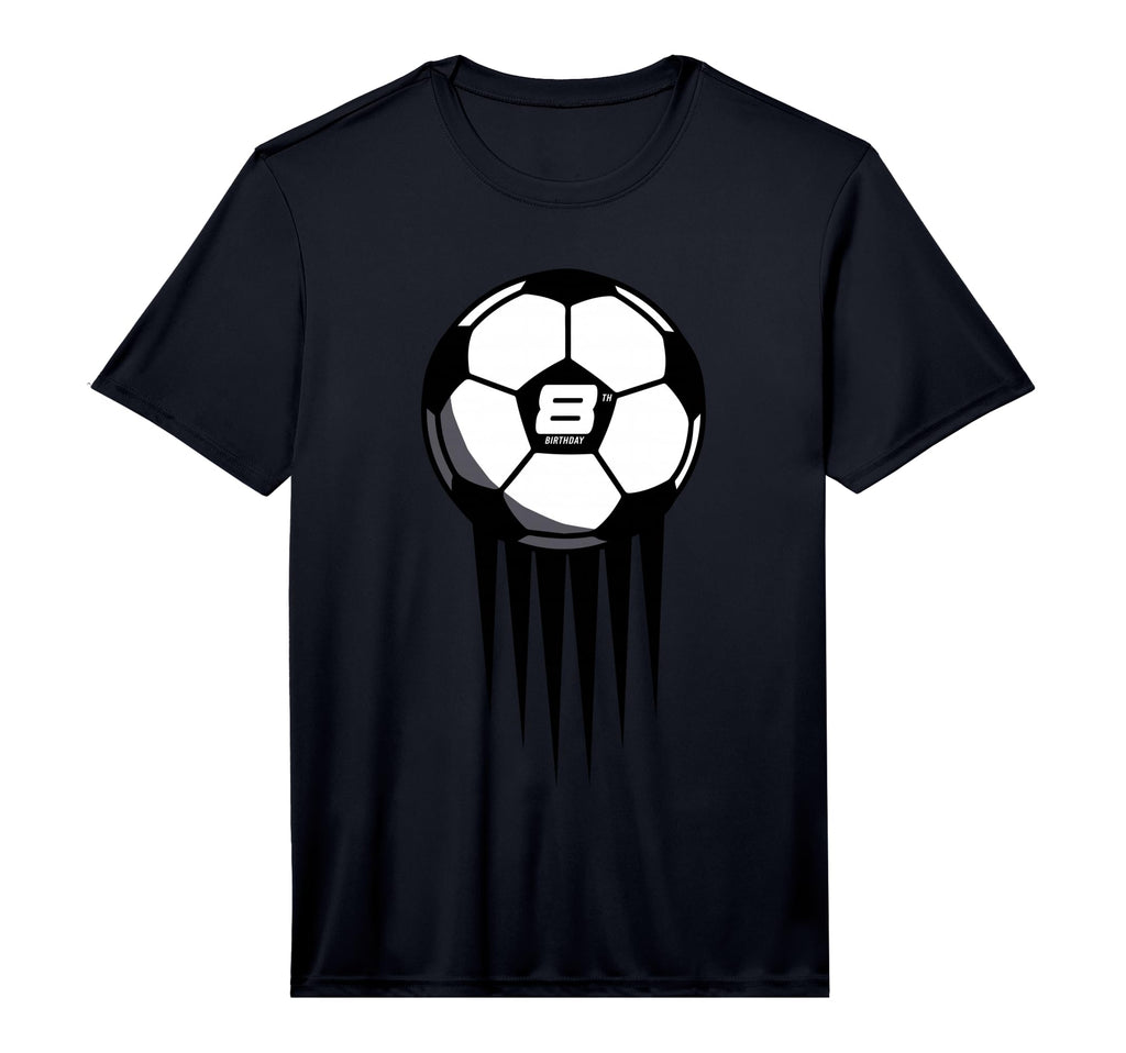 8Th Birthday Soccer 8 Years Old T-Shirt - Fun Novelty Design Men Women - T-Shirt, Sweatshirt, Hoodie