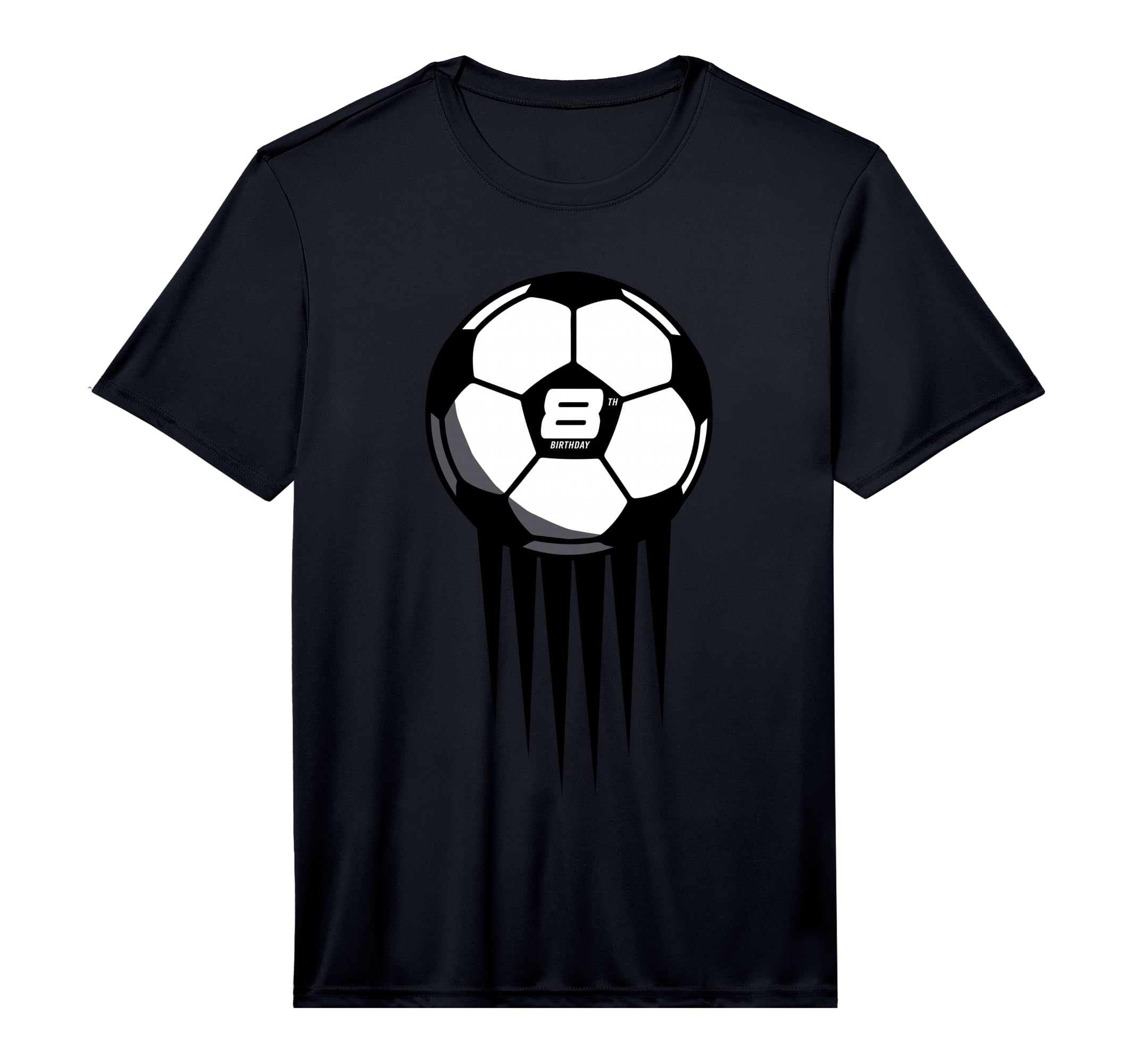 8Th Birthday Soccer 8 Years Old T-Shirt - Fun Novelty Design Men Women - T-Shirt, Sweatshirt, Hoodie