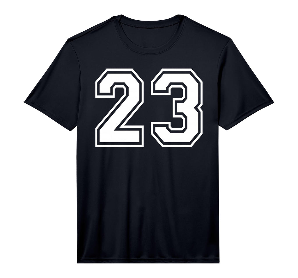 23 Number Twenty Three Team Sports T-Shirt - Trendy Graphic for Adults - T-Shirt, Sweatshirt, Hoodie