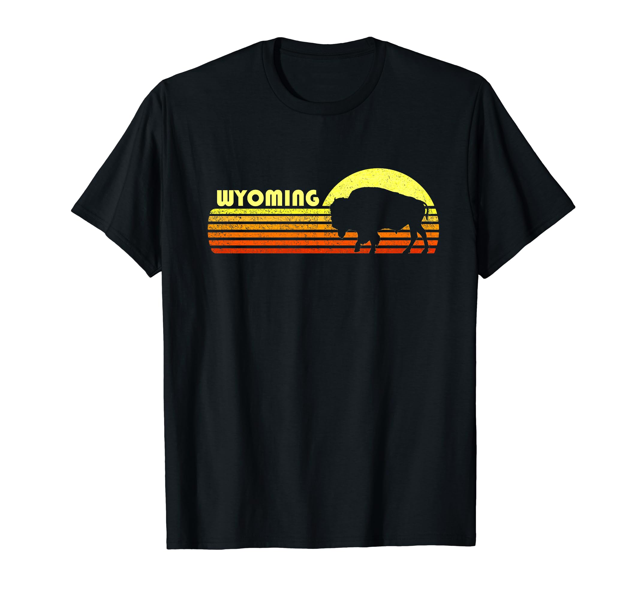 Wyoming American Buffalo National T-Shirt - Fun Novelty Design Men Women - T-Shirt, Sweatshirt, Hoodie