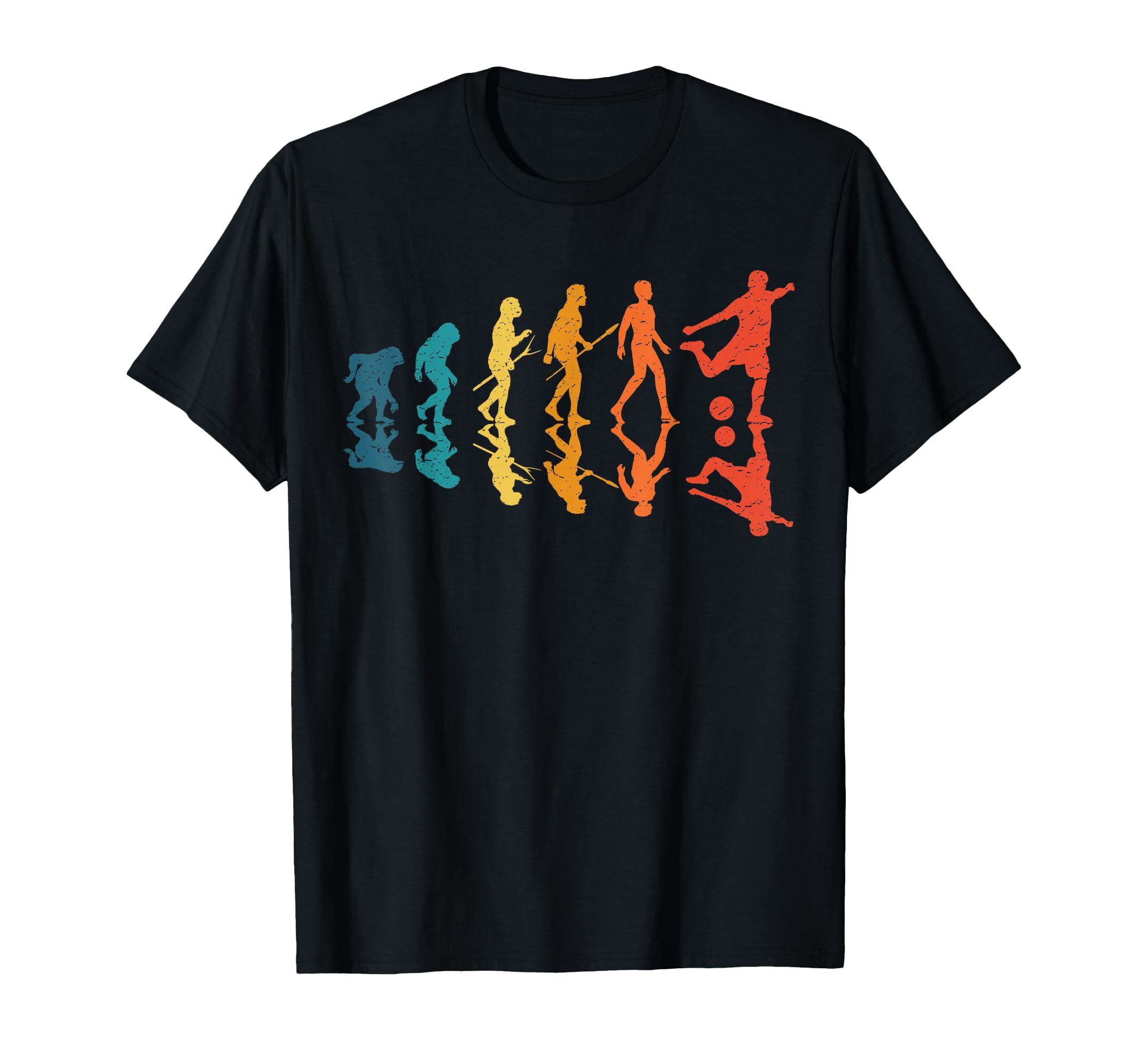 Soccer Evolution Soccer Player T-Shirt - Custom Art Print for Adults - T-Shirt, Sweatshirt, Hoodie