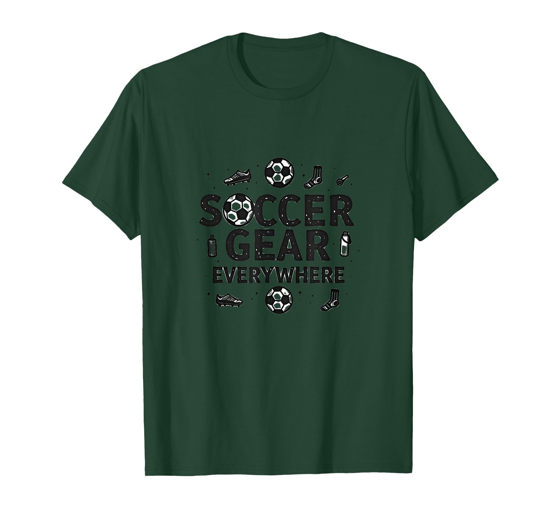 Soccer Gear Everywhere Mom Life T-Shirt - Graphic Print Men Women - T-Shirt, Sweatshirt, Hoodie