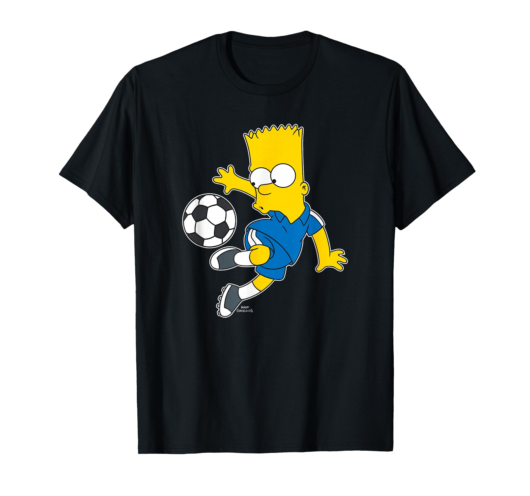 Simpsons Bart Simpson Soccer Ball Kick T-Shirt - Fun Novelty Design Unisex - T-Shirt, Sweatshirt, Hoodie