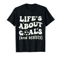 Funny Groovy Lifes About Goals Soccer T-Shirt - Unique Graphic Unisex - T-Shirt, Sweatshirt, Hoodie