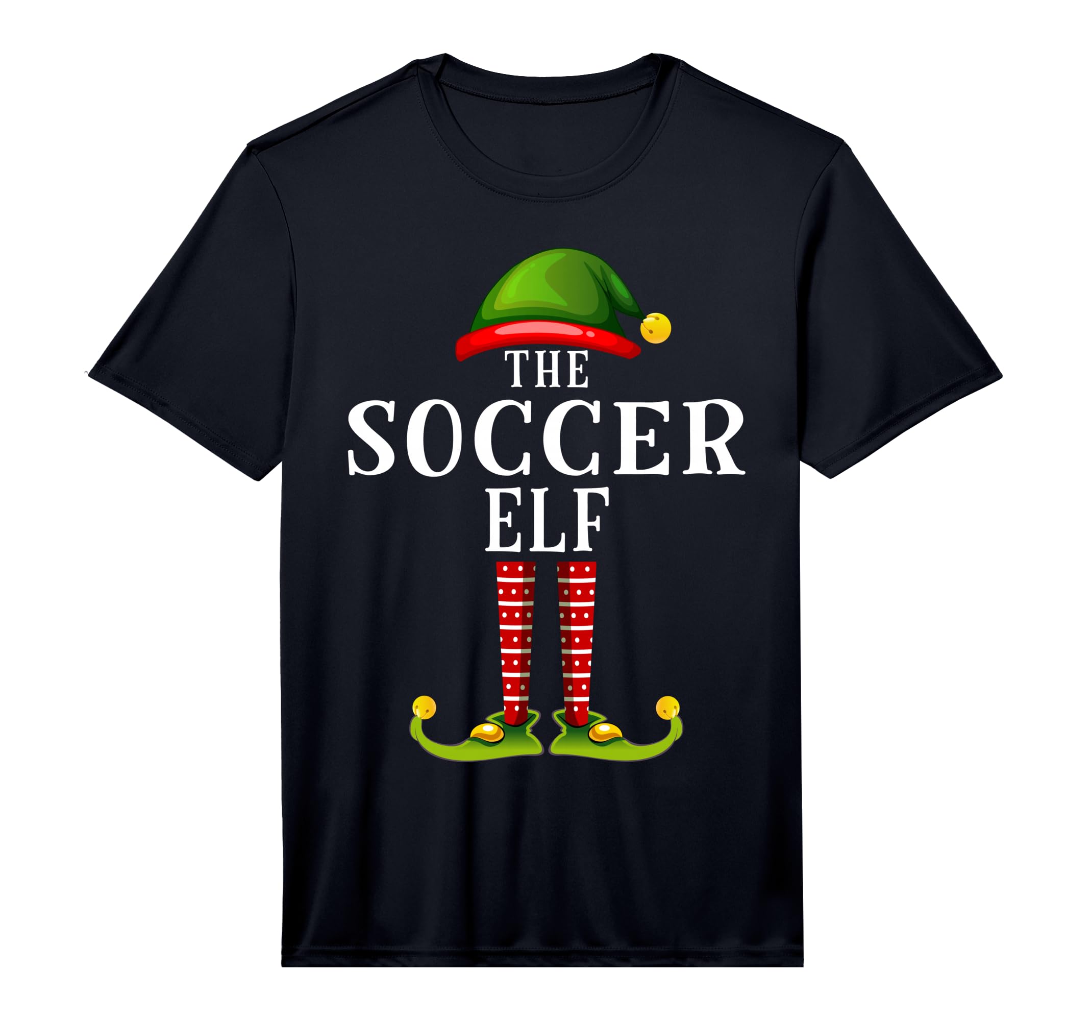 Mens Soccer Elf Matching Family Group T-Shirt - Graphic Print Men Women - T-Shirt, Sweatshirt, Hoodie