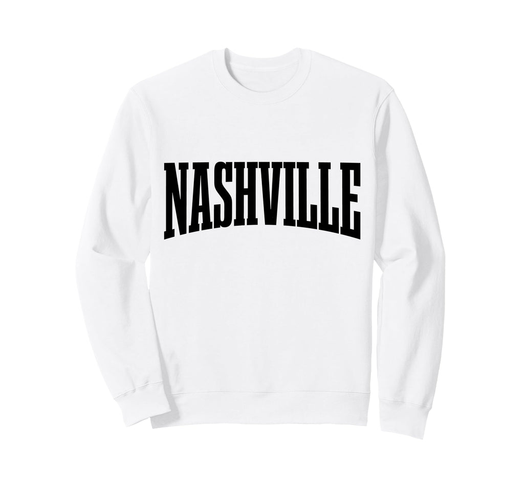 Nashville Tennessee Sports College Sweatshirt - Minimalist Print Unisex - T-Shirt, Sweatshirt, Hoodie