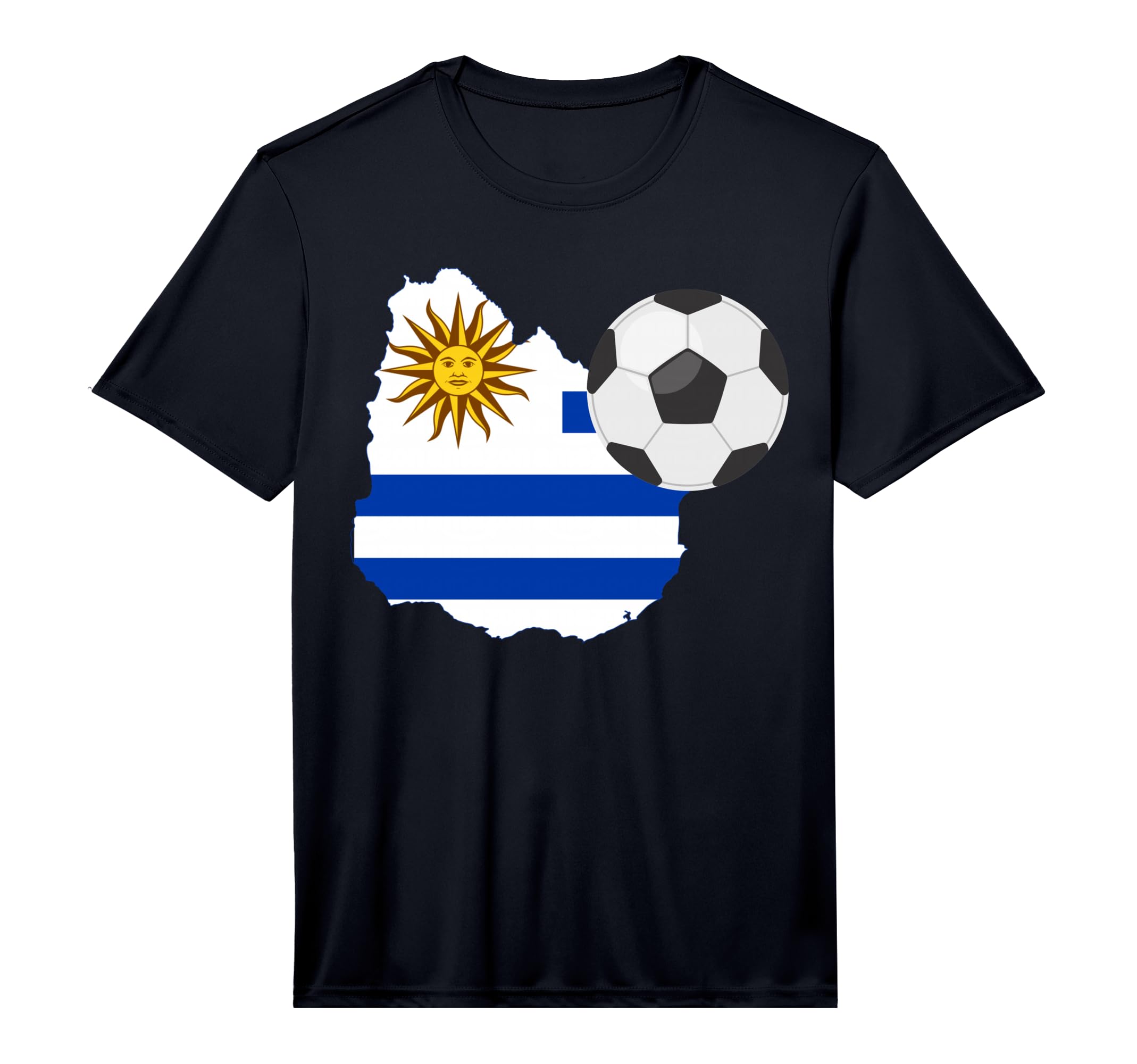 Uruguay Football Fun Uruguay Soccer Fun T-Shirt - Custom Art Print Unisex - T-Shirt, Sweatshirt, Hoodie