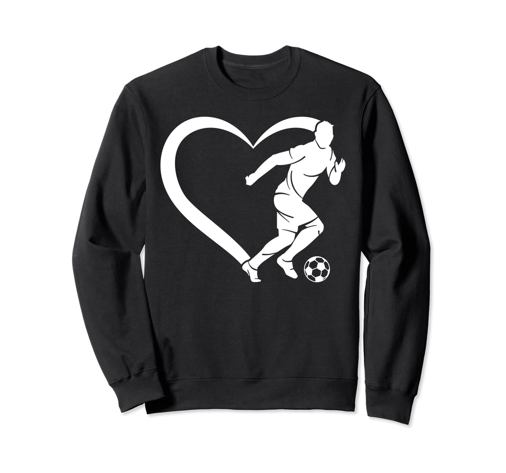 Soccer Player Soccer Heart Soccer Sweatshirt - Custom Art Print for Adults - T-Shirt, Sweatshirt, Hoodie