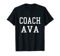Coach Ava Custom Football Soccer T-Shirt - Streetwear Style for Adults - T-Shirt, Sweatshirt, Hoodie