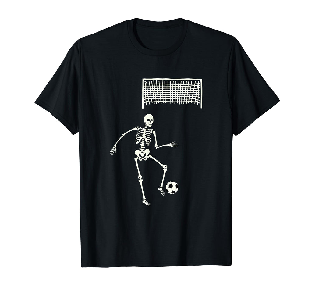 Skeleton Playing Soccer Football Sport T-Shirt - Trendy Graphic Unisex - T-Shirt, Sweatshirt, Hoodie