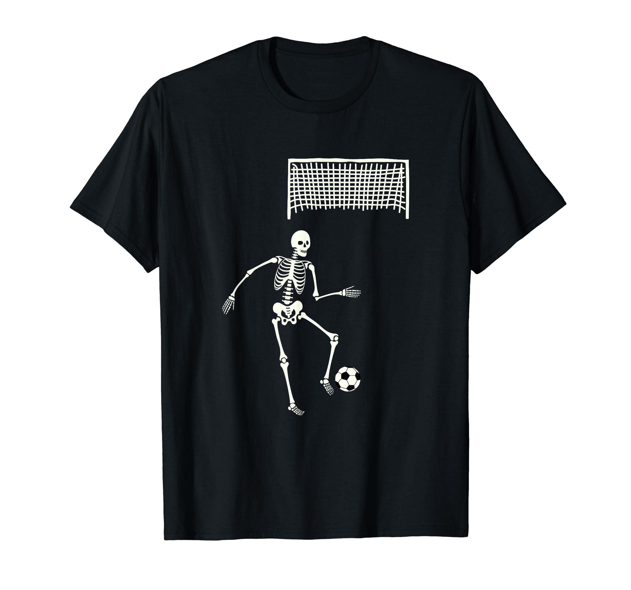 Skeleton Playing Soccer Football Sport T-Shirt - Trendy Graphic Unisex - T-Shirt, Sweatshirt, Hoodie