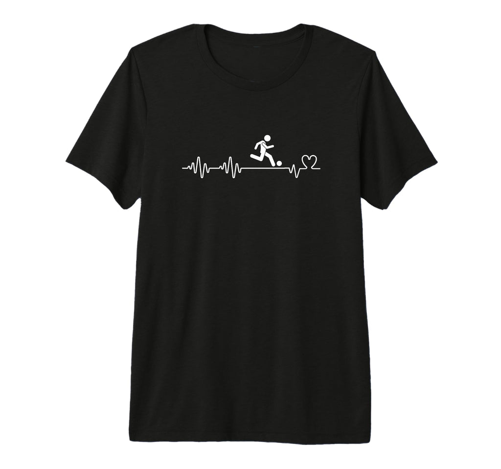 Futsal Player Soccer Heartbeat Funny T-Shirt - Streetwear Style Unisex - T-Shirt, Sweatshirt, Hoodie
