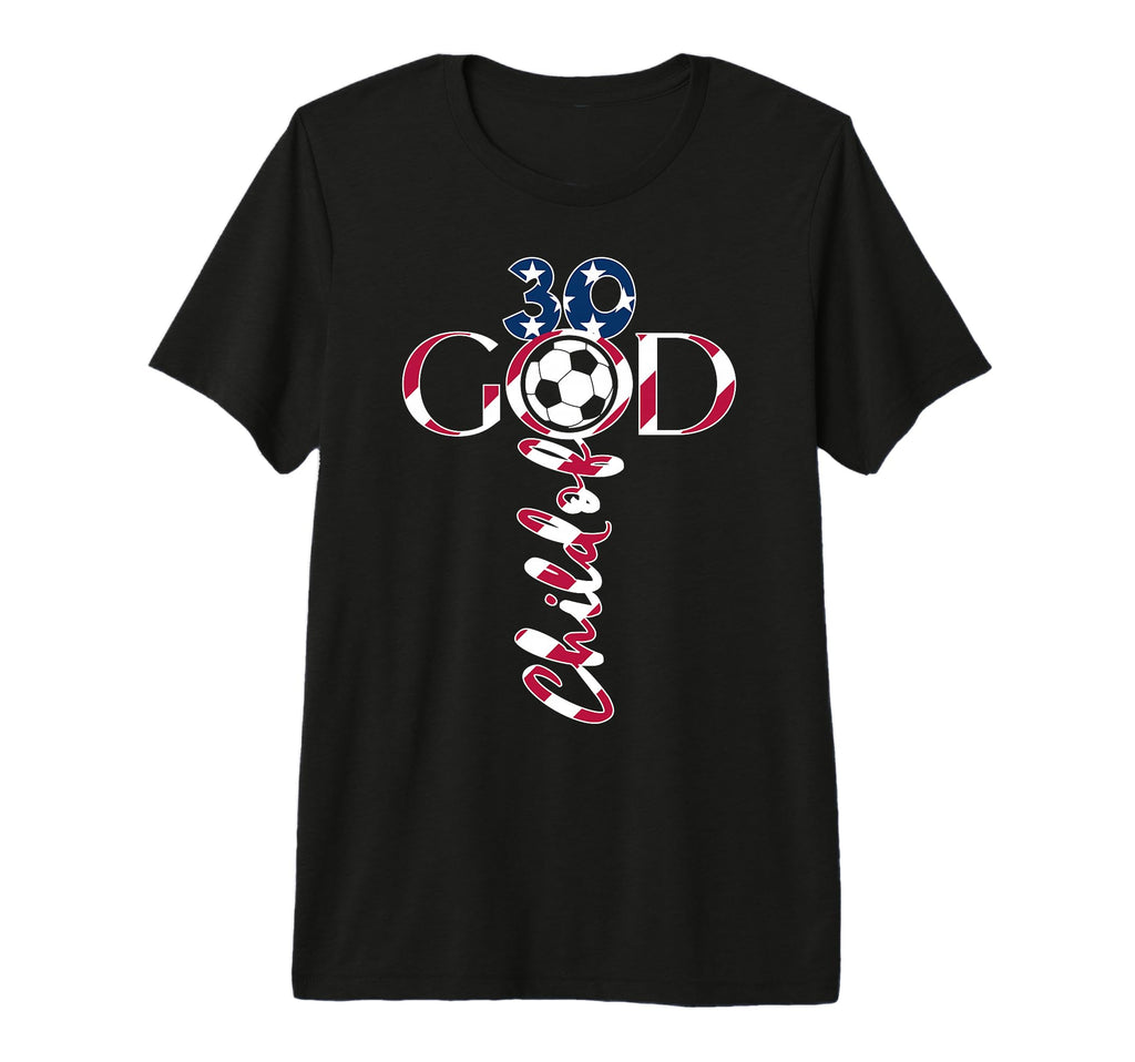 Jesus 30 Years Child God Soccer 30Th T-Shirt - Graphic Print for Adults - T-Shirt, Sweatshirt, Hoodie
