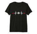 Heartbeat Soccer Sports Player T-Shirt - Casual Everyday Wear Men Women - T-Shirt, Sweatshirt, Hoodie