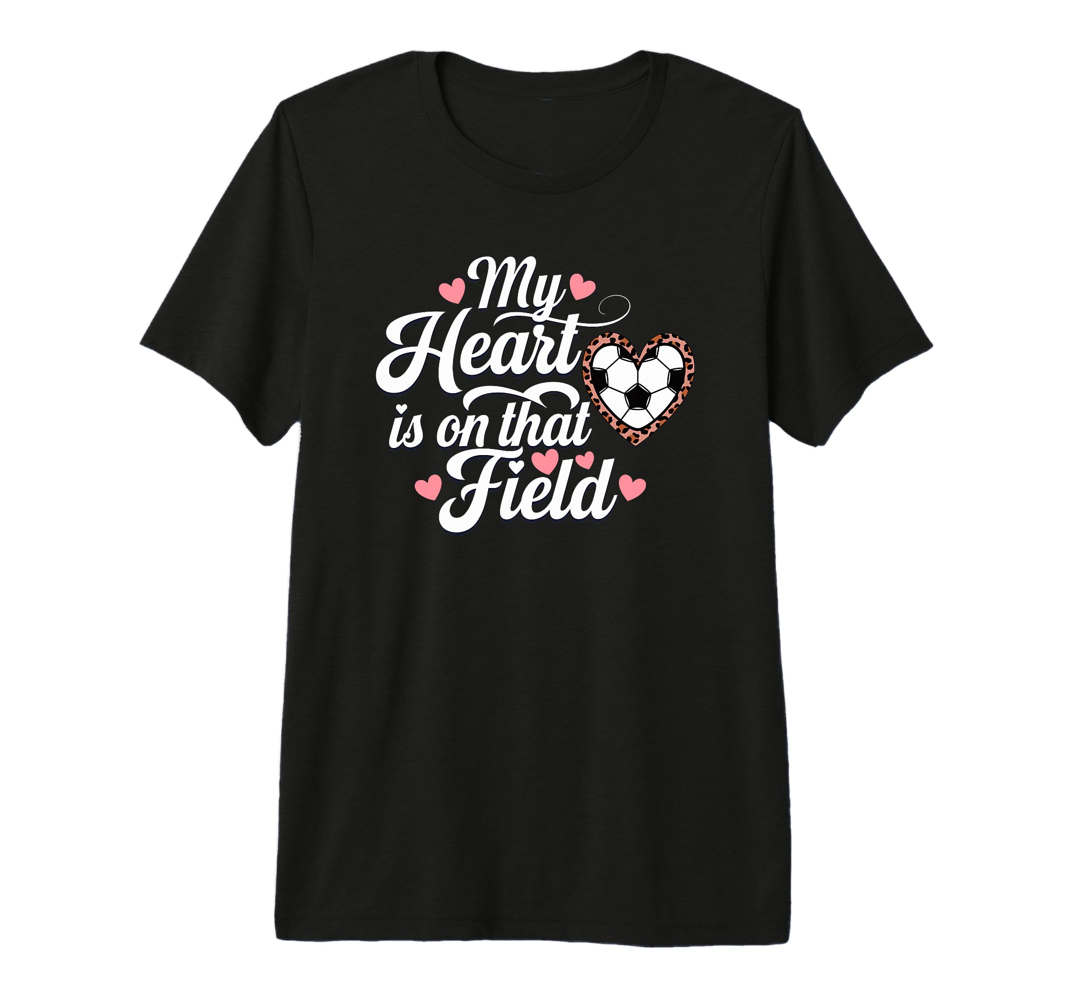 My Heart Is That Field Soccer Mom Tri T-Shirt - Novelty Apparel Men Women - T-Shirt, Sweatshirt, Hoodie