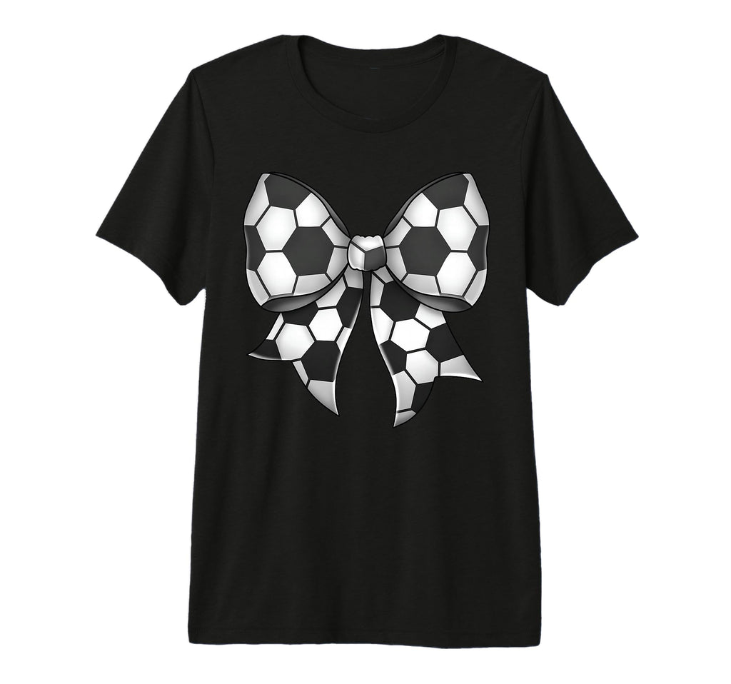Soccer Ball Coquette Bow Soccer Ball T-Shirt - Trendy Graphic Men Women - T-Shirt, Sweatshirt, Hoodie