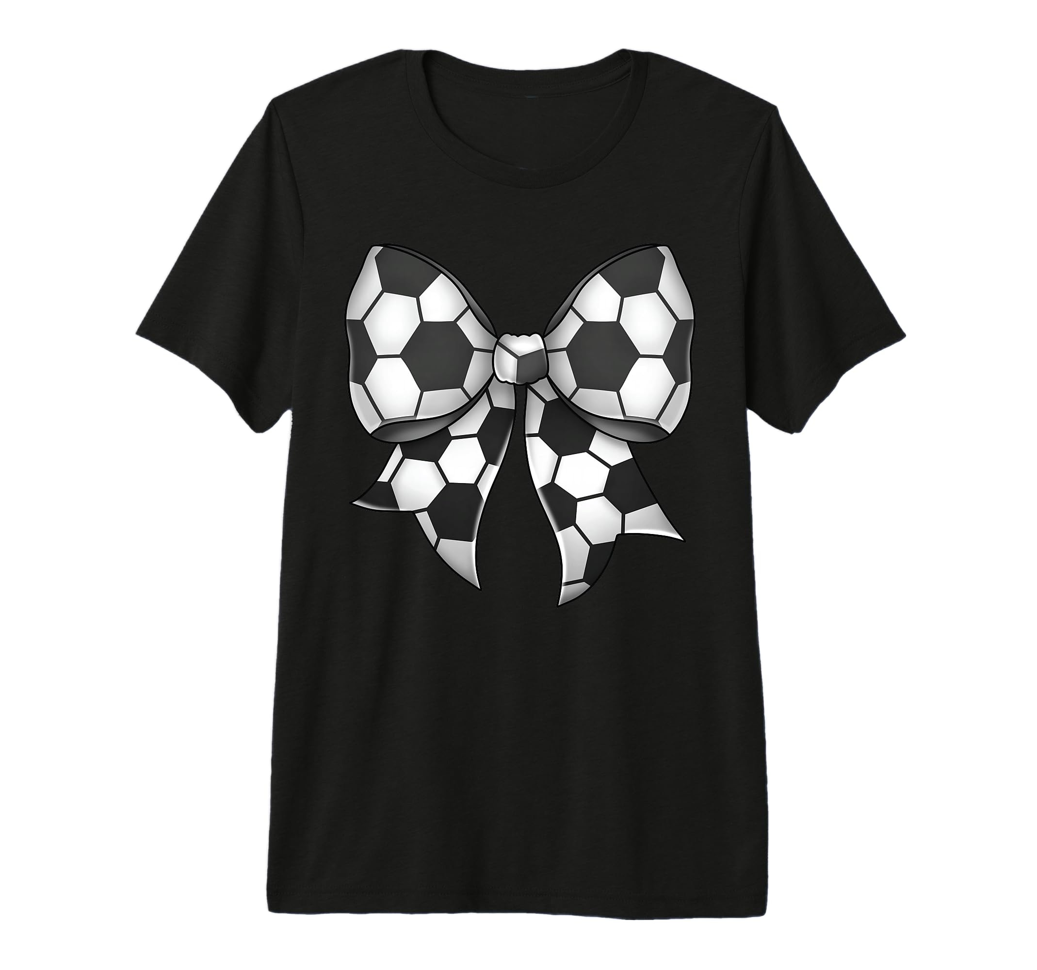 Soccer Ball Coquette Bow Soccer Ball T-Shirt - Trendy Graphic Men Women - T-Shirt, Sweatshirt, Hoodie