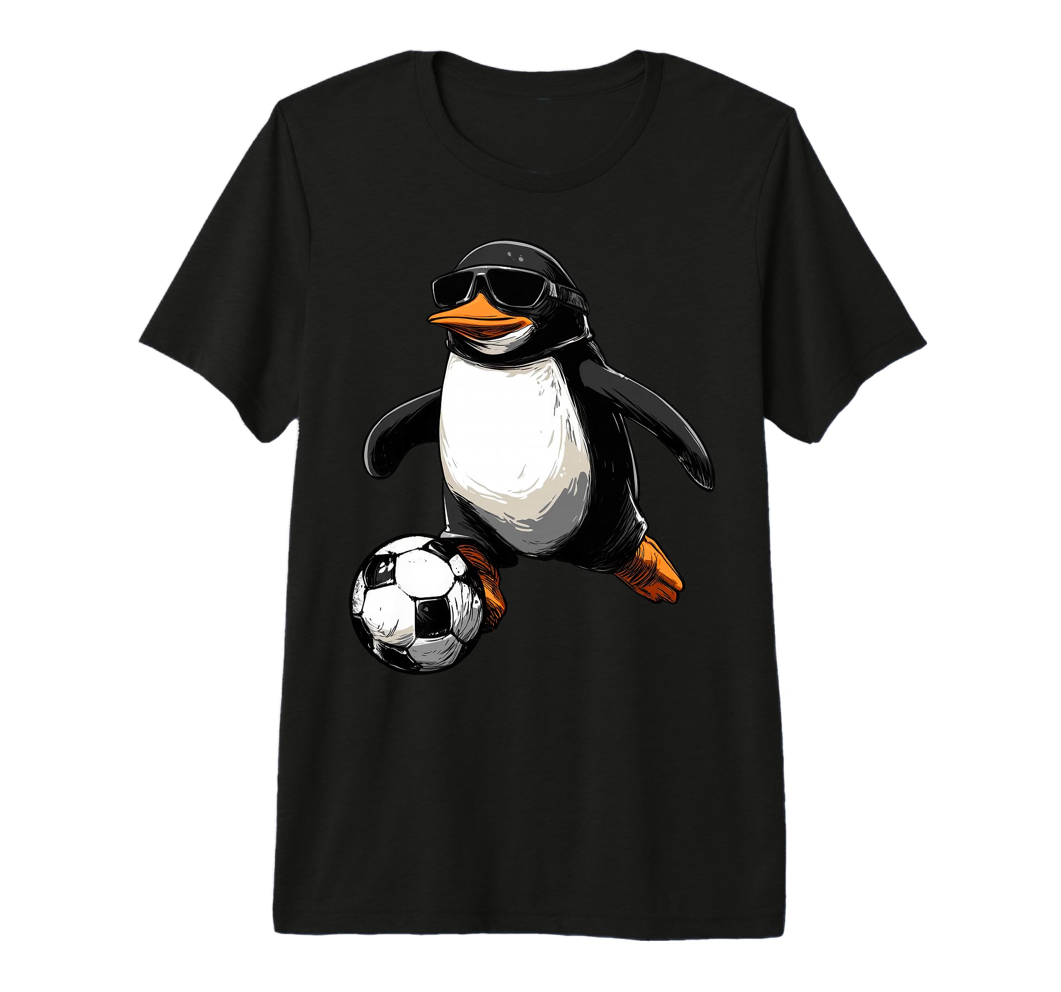 Penguin Football Tri Blend T-Shirt - Casual Everyday Wear Unisex - T-Shirt, Sweatshirt, Hoodie