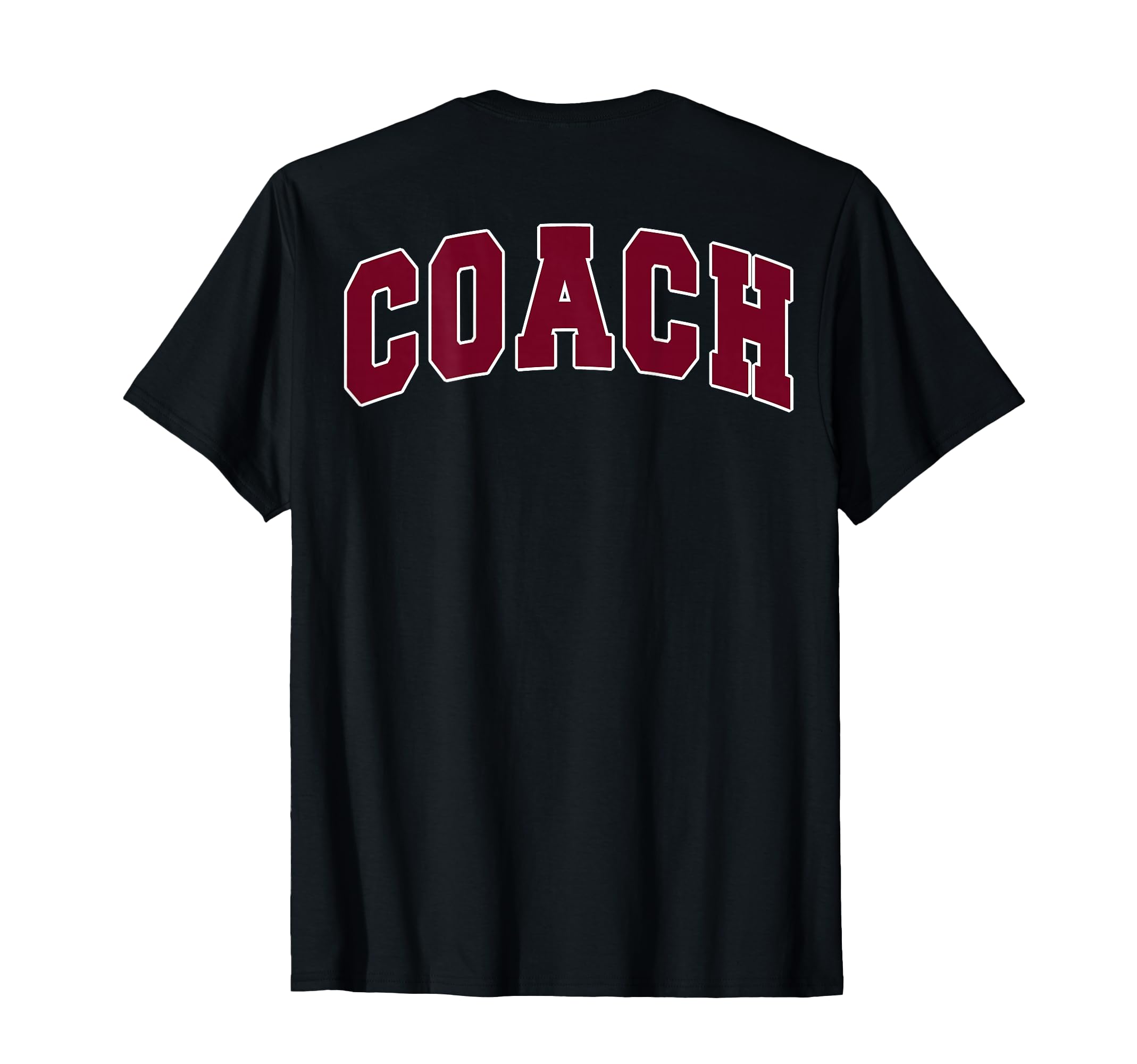 Coach Sports Trainer Varsity Team Red T-Shirt - Unique Graphic Men Women - T-Shirt, Sweatshirt, Hoodie