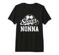 Soccer Nonna Soccer Ball Tri Blend T-Shirt - Novelty Apparel for Adults - T-Shirt, Sweatshirt, Hoodie