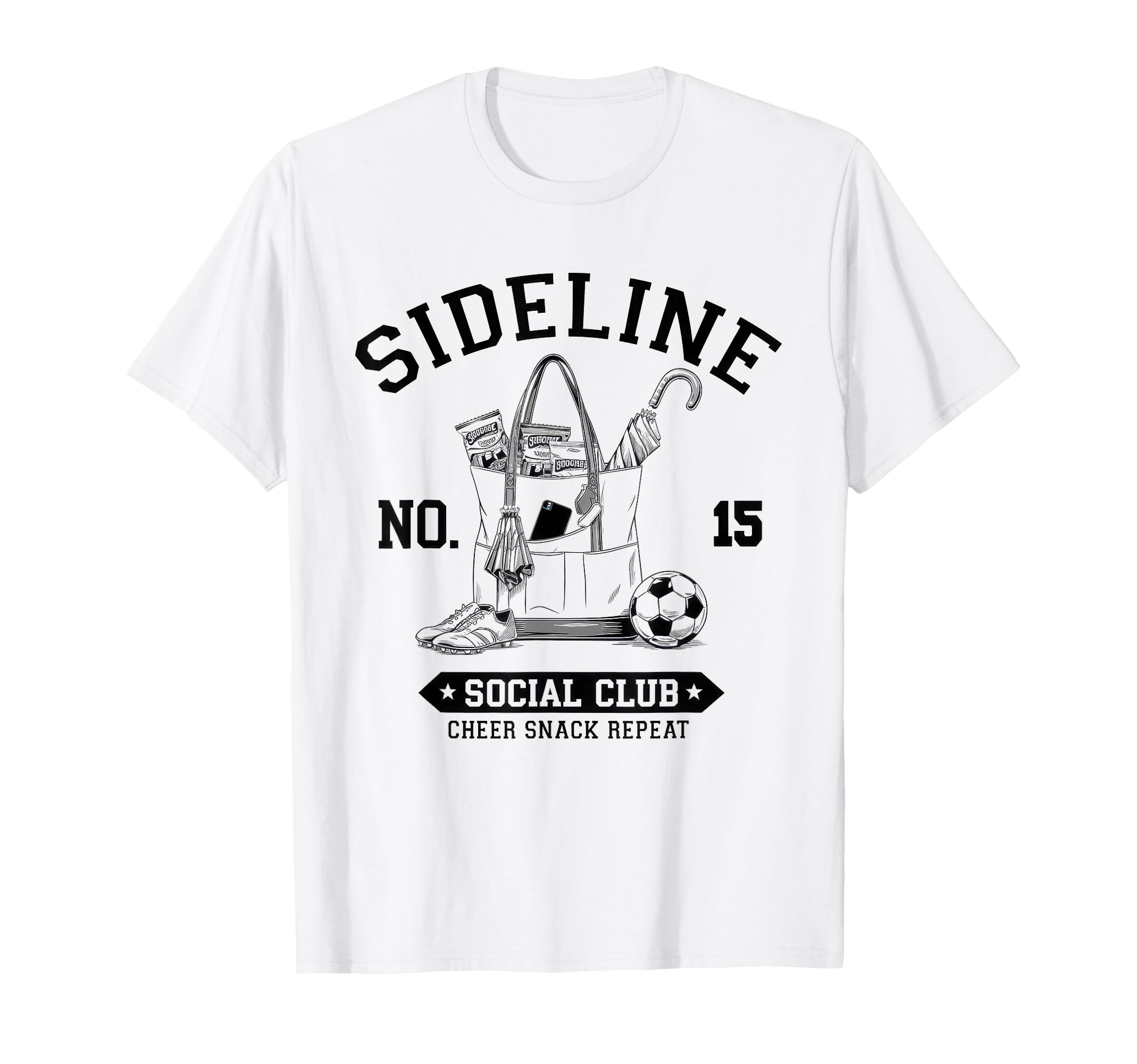 Sideline Social Club Soccer Mom Game T-Shirt - Novelty Apparel Men Women - T-Shirt, Sweatshirt, Hoodie