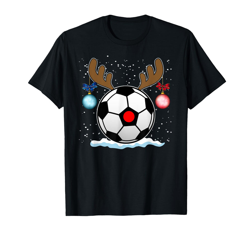 Soccer Ball Pajama Reindeer Sports T-Shirt - Trendy Graphic Men Women - T-Shirt, Sweatshirt, Hoodie