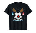 Soccer Ball Pajama Reindeer Sports T-Shirt - Trendy Graphic Men Women - T-Shirt, Sweatshirt, Hoodie