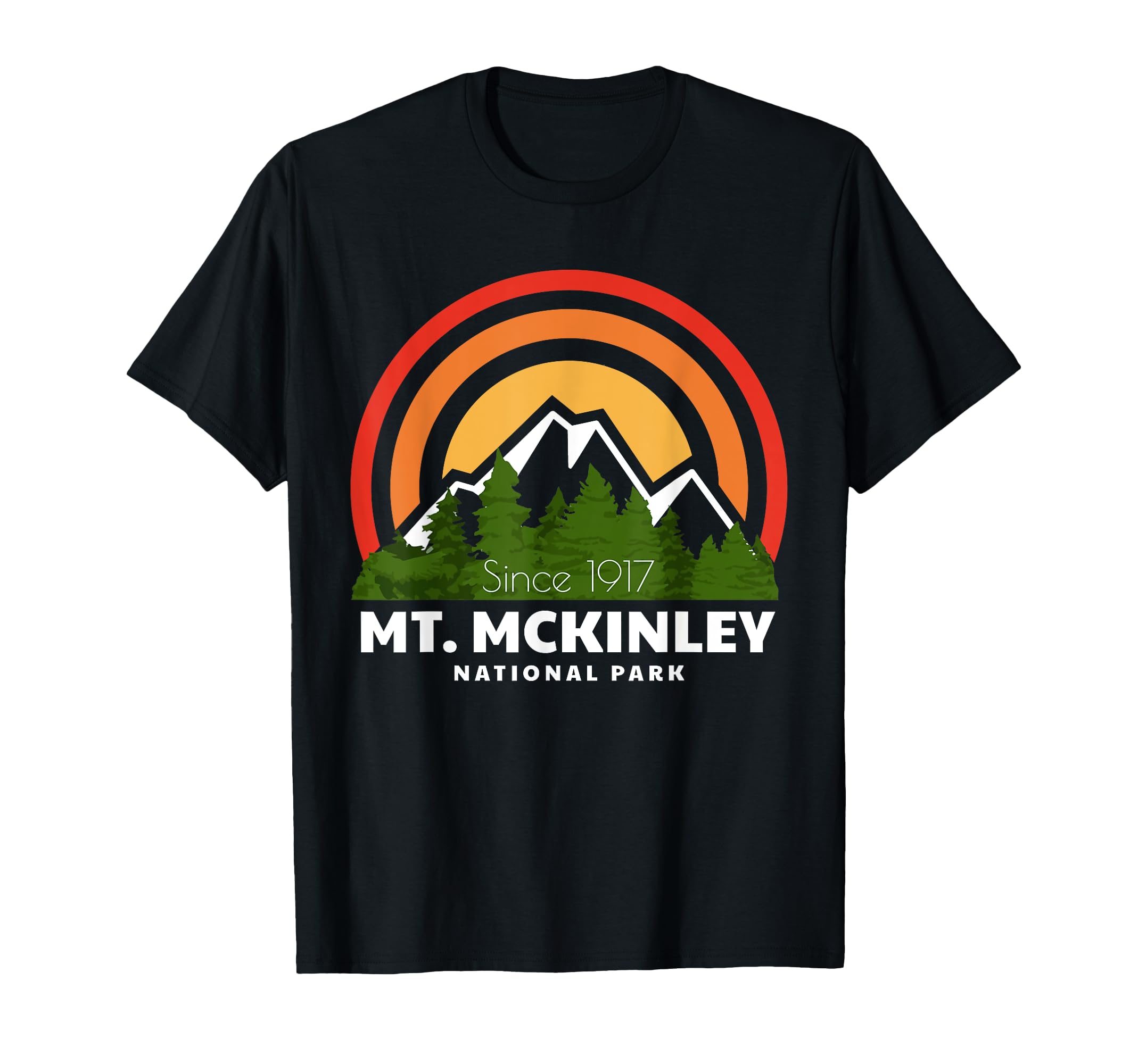 Mount Mckinley National Park T-Shirt - Casual Everyday Wear Men Women - T-Shirt, Sweatshirt, Hoodie
