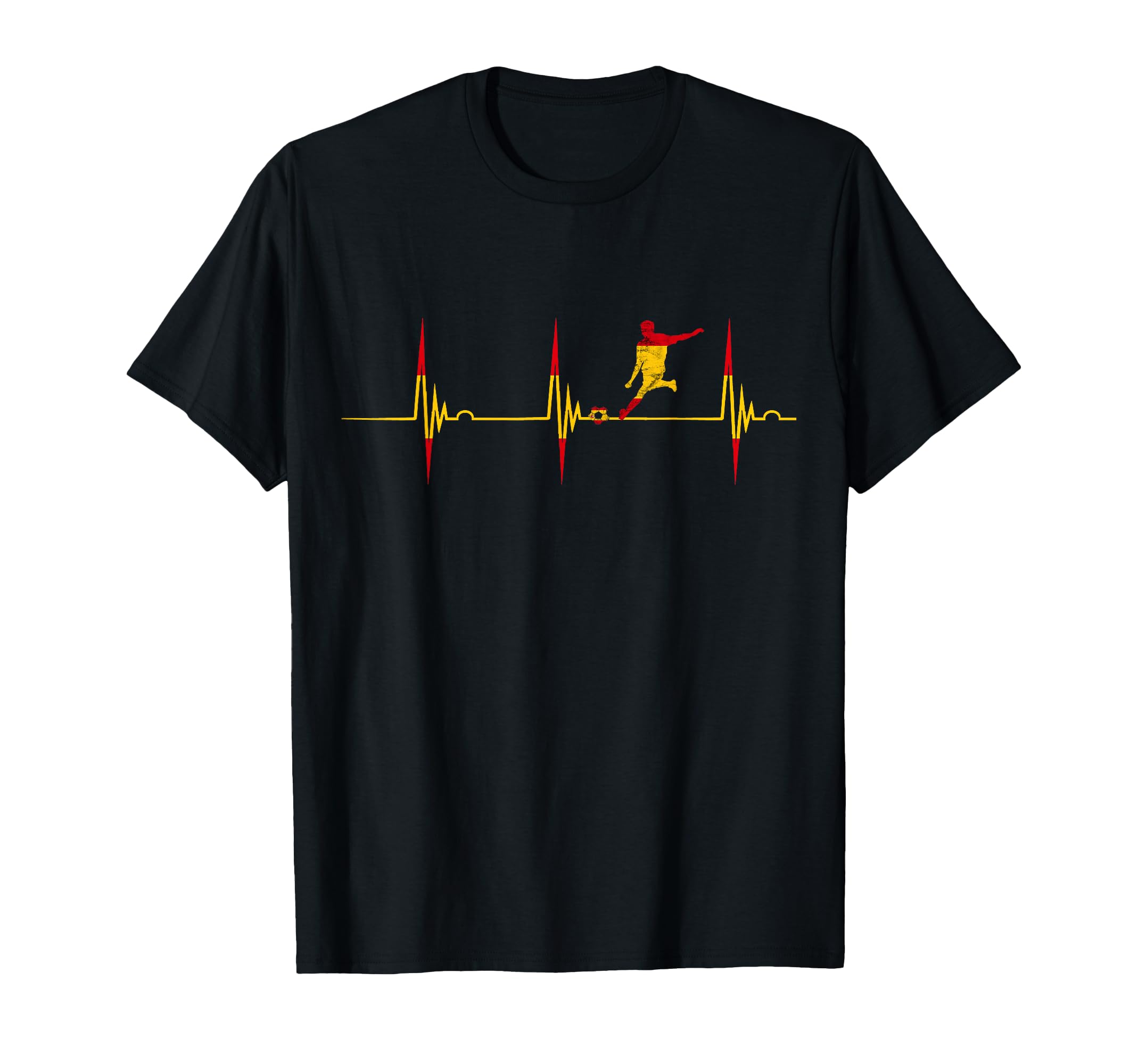 Spain Heartbeat Ekg Pulse Spanish T-Shirt - Fun Novelty Design for Adults - T-Shirt, Sweatshirt, Hoodie
