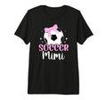 Soccer Mimi Bow Grandma Mimi Soccer T-Shirt - Novelty Apparel Unisex - T-Shirt, Sweatshirt, Hoodie