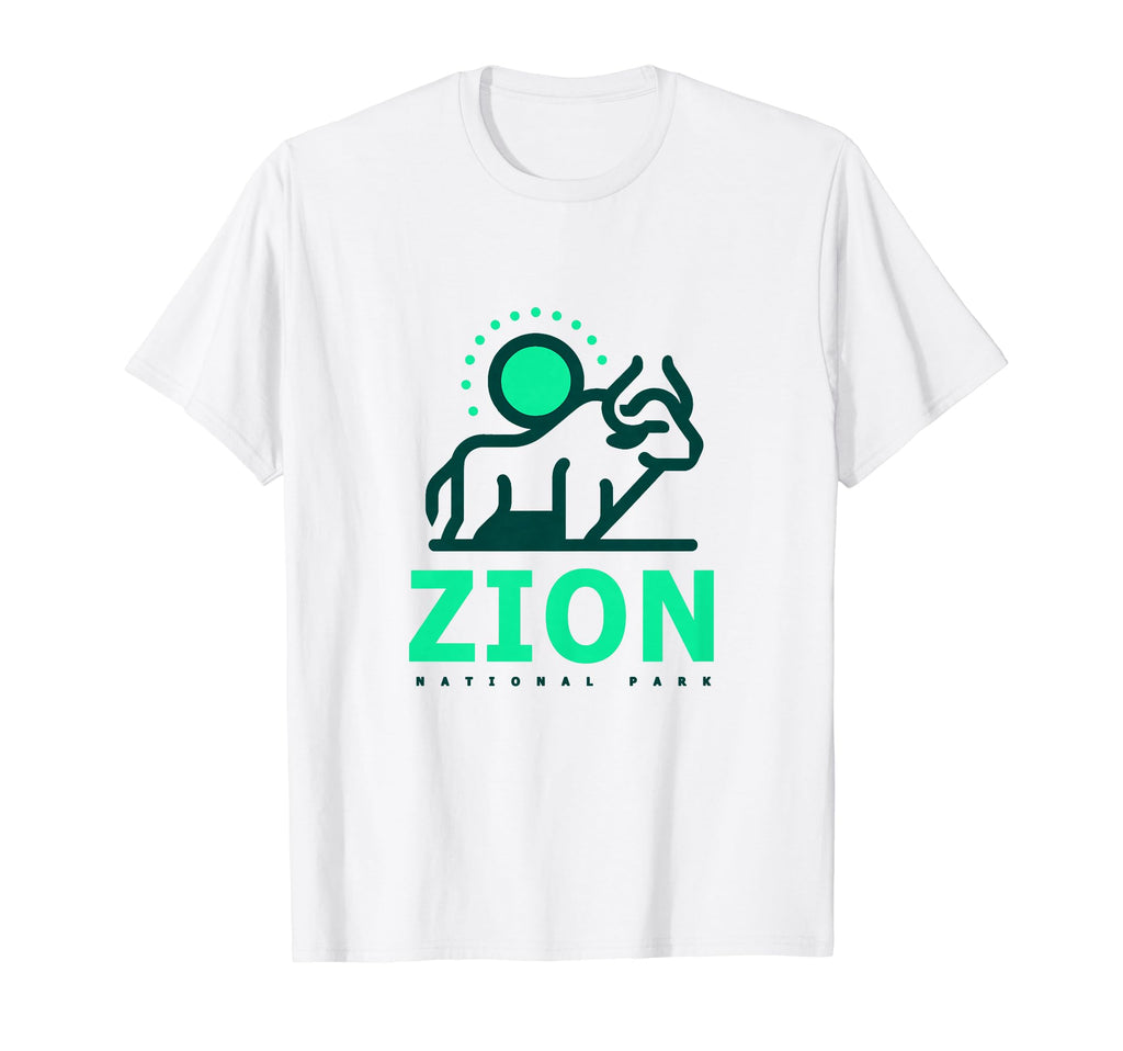 Zion National Park Buffalo T-Shirt - Custom Art Print for Adults - T-Shirt, Sweatshirt, Hoodie