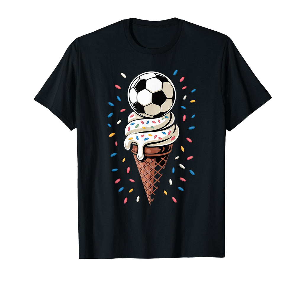 Soccer Ice Cream Drip Game Soccer Drip T-Shirt - Minimalist Print Unisex - T-Shirt, Sweatshirt, Hoodie
