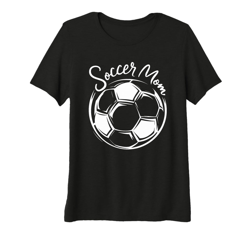 Womens Soccer Mom Proud Sports T-Shirt - Casual Everyday Wear Men Women - T-Shirt, Sweatshirt, Hoodie