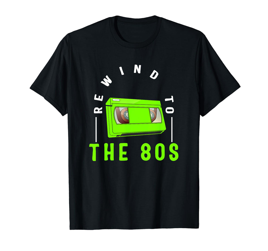 Vhs Rewind To 80S Vhs Lover Nostalgia T-Shirt - Minimalist Print Men Women - T-Shirt, Sweatshirt, Hoodie