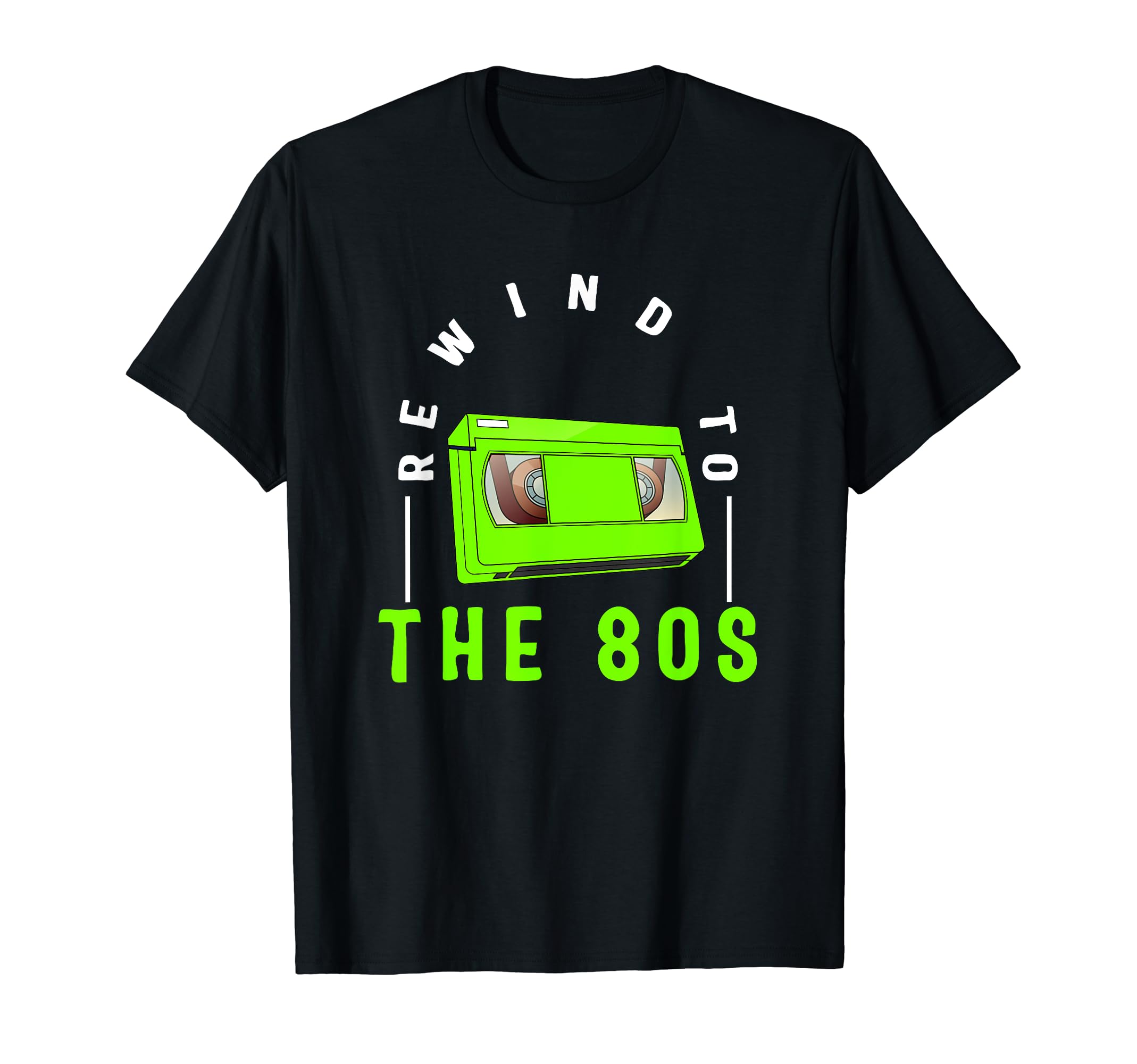 Vhs Rewind To 80S Vhs Lover Nostalgia T-Shirt - Minimalist Print Men Women - T-Shirt, Sweatshirt, Hoodie