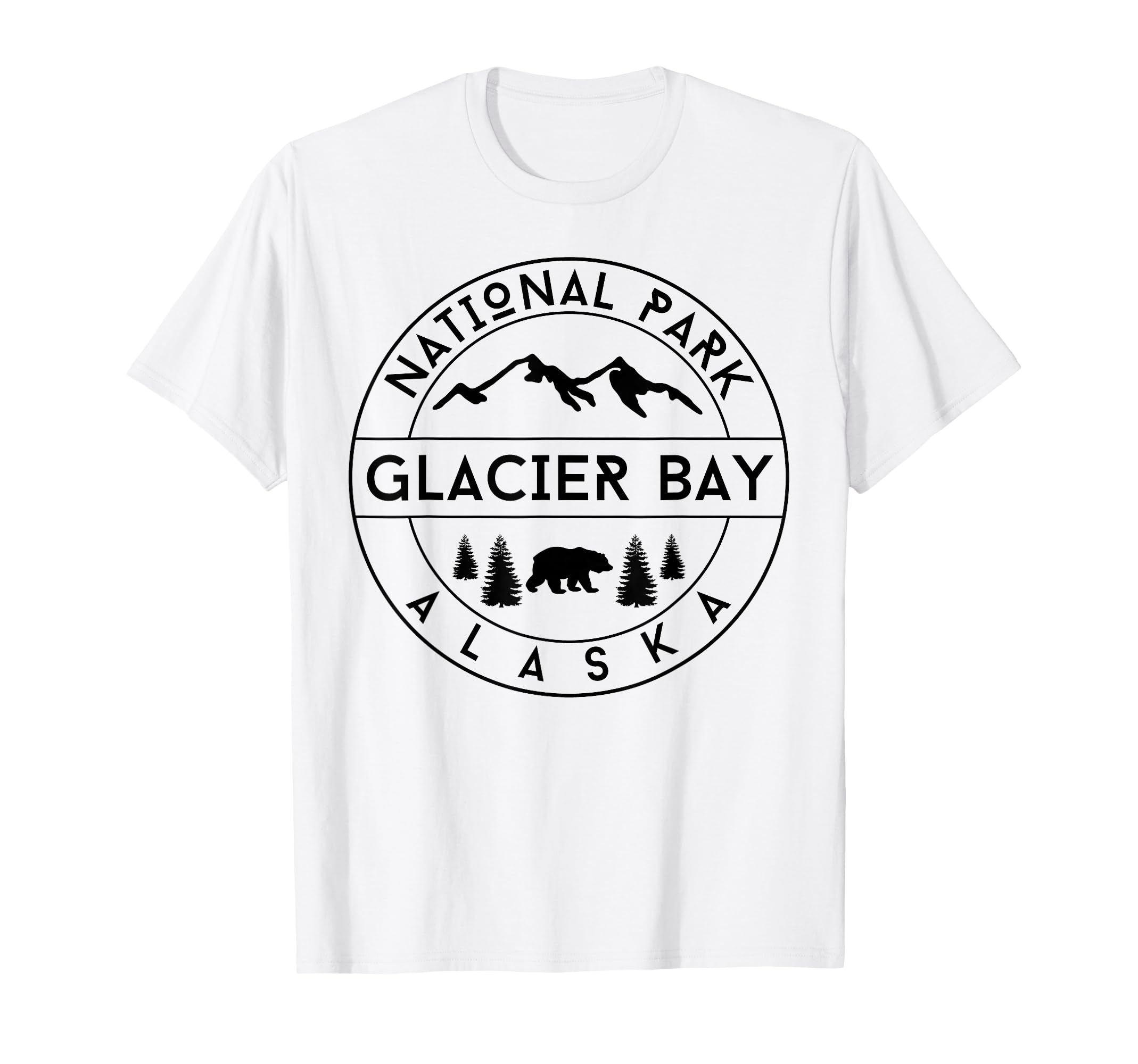 Glacier Bay National Park Alaska Usa Hoodie - Custom Art Print for Adults - T-Shirt, Sweatshirt, Hoodie